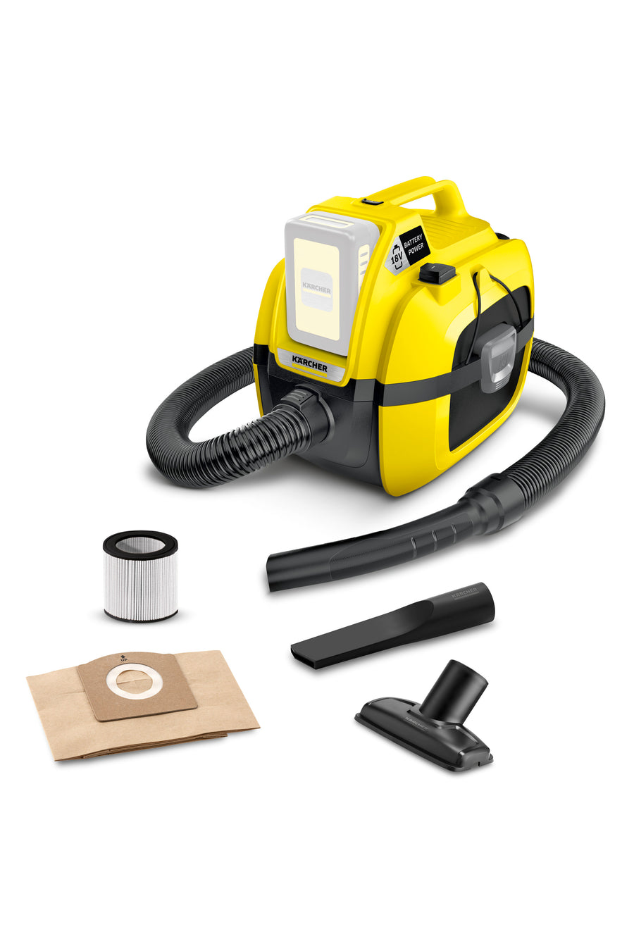 Kärcher Akku-Nass-/Trockensauger WD 1 Compact Battery
