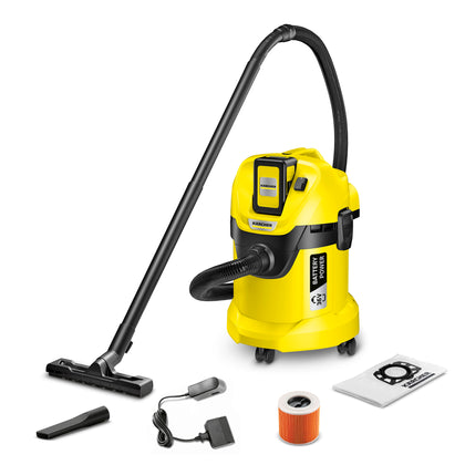 Kärcher Akku-Nass-/Trockensauger WD 3 Battery Set – Bild 1